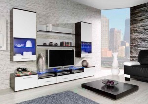 Вітальня Cama 2  венге-білий глянець CAMA MEBLE Польща